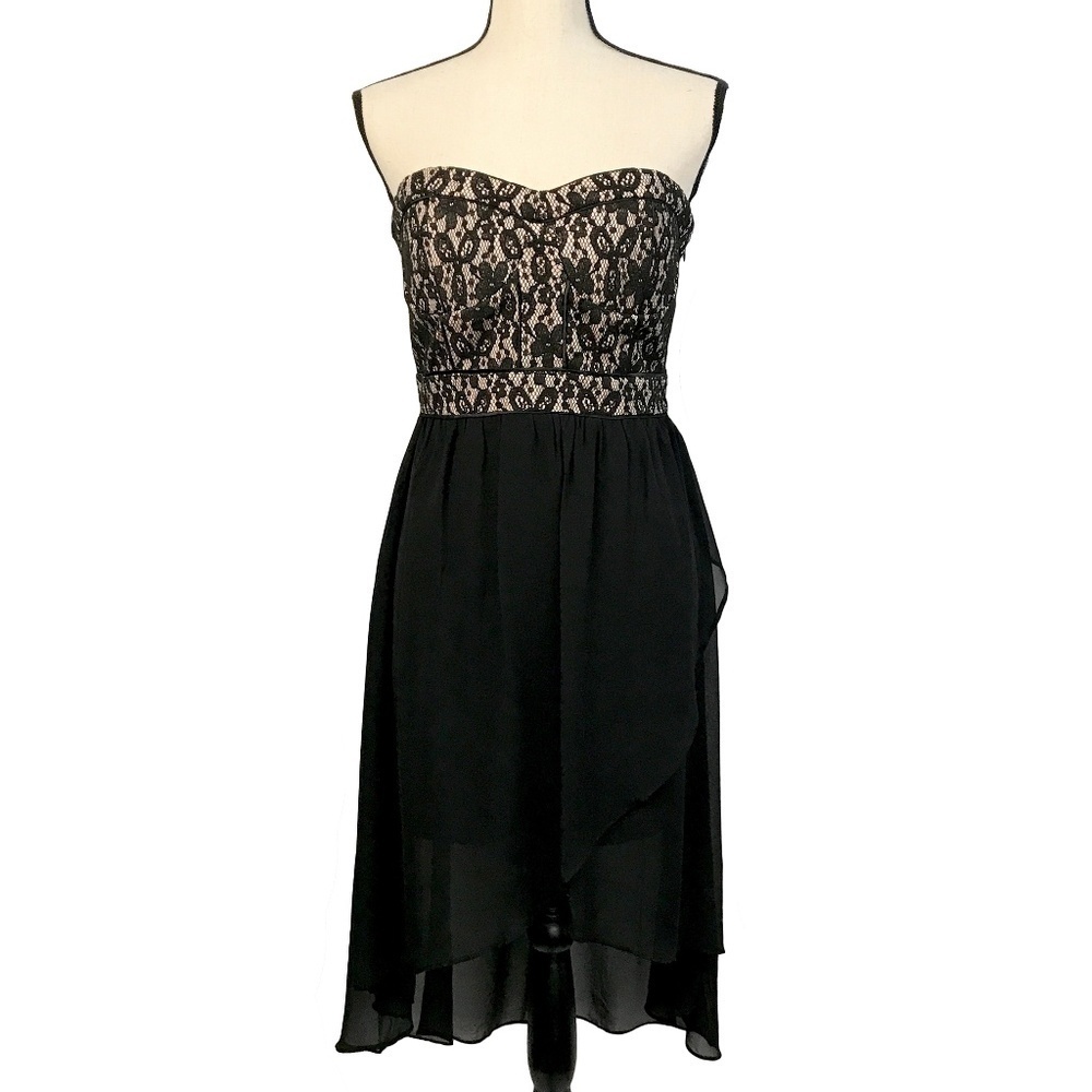 Umgee Chiffon & Lace Party Dress